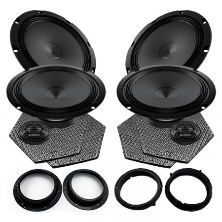 Pachet difuzoare auto Audison Prima dedicat Volkswagen Passat B8 2014-, RMS 100W, 200mm - Img 2