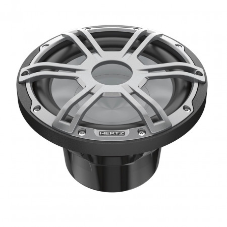 Subwoofer Marine Hertz HMS 10 S2-LD-G / SW, Negru / Alb, 250mm, 250W RMS, 2Ω - Img 3