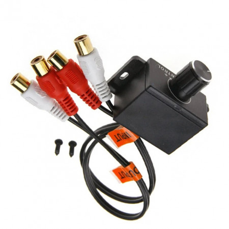 Telecomanda universala controller cu potentiometru reglare nivel semnal pentru amplificator subwoofer - Img 2
