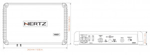 Amplificator Marine Hertz HMD 1 24V, Monobloc, 800W RMS - Img 5