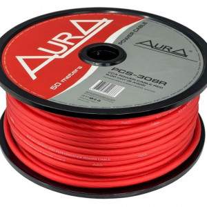 Cablu alimentare AURA PCS 308R, Metru Liniar - Rola 50m, 10 mm2 (8AWG)