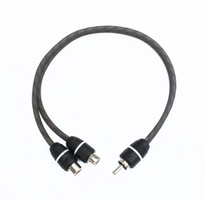 Cablu RCA Y-Splitter FOUR Connect 4-800158 STAGE1, 1M-2F, OOFC, Twisted Pair, 0.3 M - Img 2