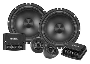 Difuzoare Auto ESB HARMONY HB1.6K2X, Set Sistem 2 Căi, 165MM, 65W RMS, 4Ω, 4 Difuzoare + Accesorii