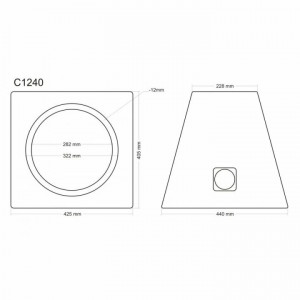 Incinta subwoofer universala, 300 mm, 40L - COD C1240 - Img 9