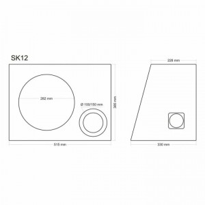 Incinta subwoofer universala, 300 mm, 40L - COD SK12 - Img 9
