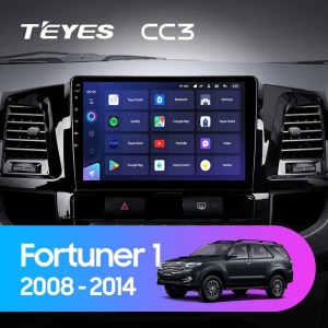 Navigatie Auto cu Asistenta AI Teyes CC4 PRO Toyota Fortuner 2005-2007 8+128GB 9.5" QLED, Android 13, 5G, 7.1 DSP, CarPlay - Img 2