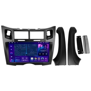 Navigatie Auto MOSS M2 Toyota Yaris 2005-2012 4+32GB 9" IPS Octa-core 1.6Ghz, Android 4G Bluetooth 5.1 DSP