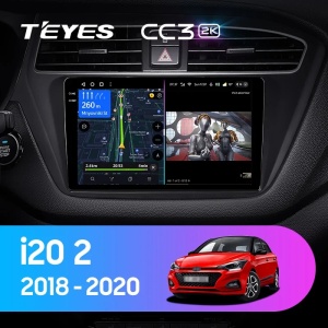 Navigatie Auto Teyes CC3 2K 360° Hyundai i20 2018-2020 6+128GB 9.5" QLED Octa-core 2Ghz, Android 4G Bluetooth 5.1 DSP - Img 2