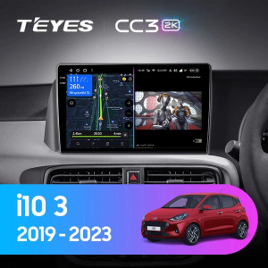 Navigatie Auto Teyes CC3 2K Hyundai i10 2019-2023 4+32GB 9.5" QLED Octa-core 2Ghz, Android 4G Bluetooth 5.1 DSP - Img 2