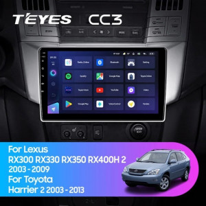 Navigatie Auto Teyes CC3 2K Lexus RX RX 2003-2009 4+64GB 9.5" QLED Octa-core 2Ghz, Android 4G Bluetooth 5.1 DSP - Img 2
