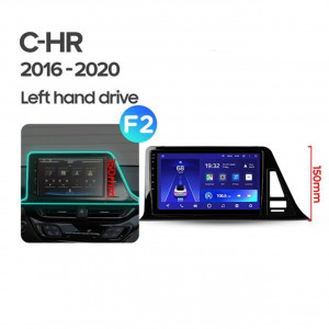 Navigatie Auto Teyes CC3 2K Toyota C-HR 2016-2023 4+32GB 9.5" QLED Octa-core 2Ghz, Android 4G Bluetooth 5.1 DSP - Img 8