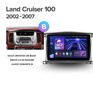 Navigatie Auto Teyes CC3 2K Toyota Land Cruiser LC J100 2002-2007 4+64GB 10.36" QLED Octa-core 2Ghz, Android 4G Bluetooth 5.1 DSP - Img 6