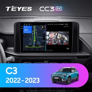 Navigatie Auto Teyes CC4 Citroen C3 CC21 2022-2023 6+64GB 10.36" QLED Octa-core 2.7Ghz, Android 4G Bluetooth 5.1 DSP - Img 2
