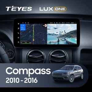 Navigatie Auto Teyes Lux One Jeep Compass 1 2009-2015 4+32GB 12.3" IPS Octa-core 2Ghz, Android 4G Bluetooth 5.1 DSP - Img 2
