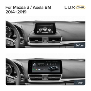 Navigatie Auto Teyes Lux One Mazda 3 III 2014-2018 4+32GB 12.3" IPS Octa-core 2Ghz, Android 4G Bluetooth 5.1 DSP - Img 3