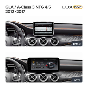 Navigatie auto Teyes Lux One Mercedes-Benz A Class W176 2012-2017 NTG 4.5 6+128GB 12.3 IPS Octa-Core 2.0 GHz Android 4G DSP Bluetooth 5.1 - Img 2