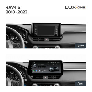 Navigatie Auto Teyes Lux One Toyota RAV4 XA50 2019-2023 6+128GB 12.3" IPS Octa-core 2Ghz, Android 4G Bluetooth 5.1 DSP - Img 3