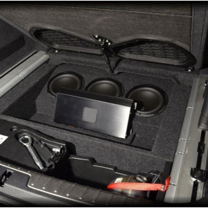 Incinta inchisa subwoofer dedicat BMW X6 F16, 3 x 200 mm, 25L - Img 5