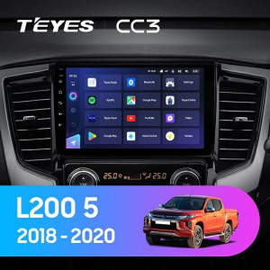 Navigatie Auto Teyes CC3 2K 360° Mitsubishi L200 5 2015-2019 6+128GB 9.5" QLED Octa-core 2Ghz, Android 4G Bluetooth 5.1 DSP - Img 2
