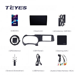 Navigatie Auto Teyes CC3 2K Hyundai i10 2019-2023 4+32GB 9.5" QLED Octa-core 2Ghz, Android 4G Bluetooth 5.1 DSP - Img 8