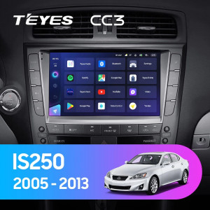 Navigatie Auto Teyes CC3 2K Lexus IS 2005-2013 4+32GB 9.5" QLED Octa-core 2Ghz, Android 4G Bluetooth 5.1 DSP - Img 2
