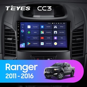 Navigatie Auto Teyes CC3 Ford Ranger 3 2011-2018 6+128GB 9" QLED Octa-core 1.8Ghz Android 4G Bluetooth 5.1 DSP - Img 2