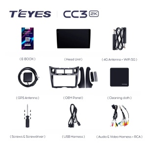 Navigatie Auto Teyes CC3 Toyota Yaris 2005-2012 4+32GB 9" QLED Octa-core 1.8Ghz, Android 4G Bluetooth 5.1 DSP - Img 8