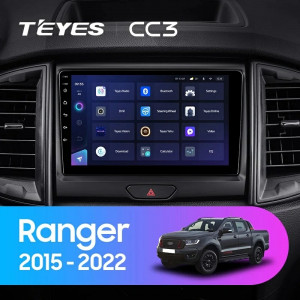 Navigatie Auto Teyes CC3L Ford Ranger P703 2015-2022 4+64GB 9" IPS Octa-core 1.6Ghz, Android 4G Bluetooth 5.1 DSP - Img 2