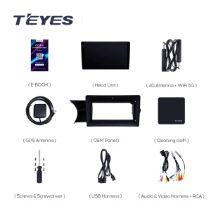 Navigatie Auto Teyes CC4L Mercedes-Benz C Class W204 2011-2015 6+64GB 9" QLED Qualcomm 2Ghz, Android 4G Bluetooth 5.1 DSP - Img 3