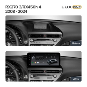Navigatie Auto Teyes Lux One 360° Lexus RX 2008-2012 6+128GB 12.3" IPS Octa-core 2Ghz, Android 4G Bluetooth 5.1 DSP - Img 3