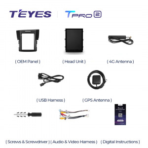 Navigatie Auto Teyes Tip Tesla TPRO 2 Honda CR-V 4 2011-2015 4+64GB 9.7" QLED Octa-core 1.8Ghz, Android 4G Bluetooth 5.1 DSP - Img 5