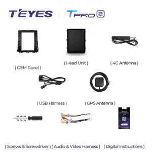 Navigatie Auto Teyes Tip Tesla TPRO 2 Toyota Land Cruiser Prado J120 2002-2009 3+32GB 9.7" QLED Octa-core 1.8Ghz, Android 4G Bluetooth 5.1 DSP - Img 6