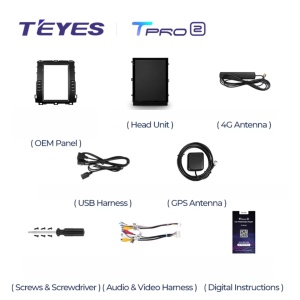 Navigatie Auto Teyes Tip Tesla TPRO 2 Toyota Land Cruiser Prado J120 2002-2009 3+32GB 9.7" QLED Octa-core 1.8Ghz, Android 4G Bluetooth 5.1 DSP - Img 5