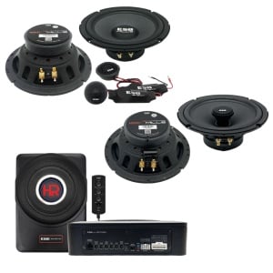 Pachet Difuzoare Auto cu subwoofer Kia Ceed 1 2006-2012 ESB 1000 340 W
