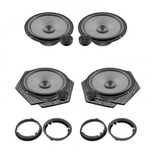 Pachet difuzoare auto Hertz Uno dedicat Mitsubishi L200 2006-2015, RMS 75W - Img 2