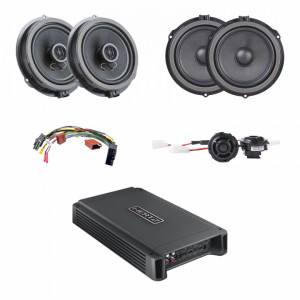 Pachet sistem audio Plug&Play Awave dedicat Ford + Amplificator - Img 2