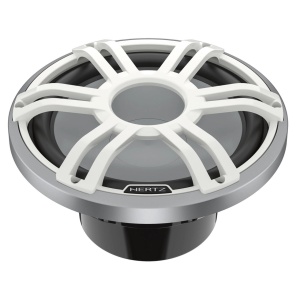 Subwoofer Marine Hertz HMS 12 S2-LD-G / SW, Negru / Alb, 300mm, 500W RMS 2? - Img 2