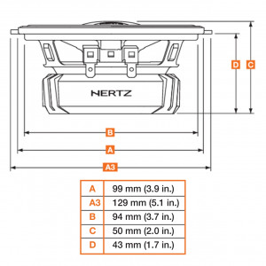 Difuzoare auto Hertz Dieci DCX 100.3, set coaxial 2 căi, 100mm, 30W RMS, 4Ω, 2 difuzoare - Img 8