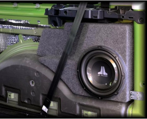 Incinta inchisa subwoofer dedicat Volkswagen Caddy Maxi, 250 mm, 15L - Img 9