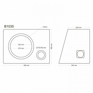 Incinta subwoofer universala, 250 mm, 35L - COD B1035 - Img 9