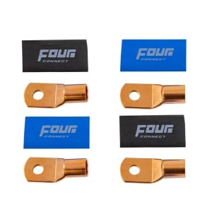 Inel terminal Four Connect, 4-690384, Stage 3, 50mm2 (1/0 AWG), 4 BUC / SET, OFC
