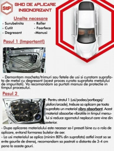 Insonorizant auto Premium STP Aero Flex 10mm, 375x500mm, Foaie - Img 8