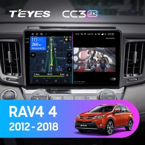 Navigatie Auto cu Asistenta AI Teyes CC4 PRO Toyota RAV4 XA40 2012-2018 8+128GB 10.36" QLED, Android 13, 5G, 7.1 DSP, CarPlay
