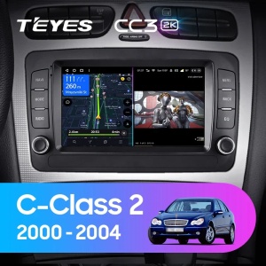 Navigatie Auto Teyes CC2 Plus Mercedes-Benz C Class W203 2004-2011 4+32GB 7" QLED Octa-core 1.8Ghz, Android 4G Bluetooth 5.1 DSP - Img 2