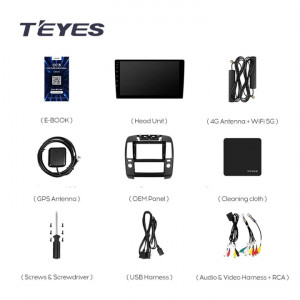 Navigatie Auto Teyes CC3 2K 360° Nissan Navara 3 D40 2004-2010 6+128GB 9.5" QLED Octa-core 2Ghz, Android 4G Bluetooth 5.1 DSP - Img 6