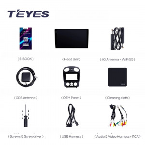 Navigatie Auto Teyes CC3 2K 360° Volkswagen New Beetle 1998-2010 6+128GB 9.5" QLED Octa-core 2Ghz, Android 4G Bluetooth 5.1 DSP - Img 7