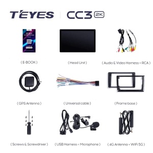 Navigatie Auto Teyes CC3 2K M Button 6+128GB 13" QLED Octa-core 2Ghz Android 4G Bluetooth 5.1 DSP - Img 5