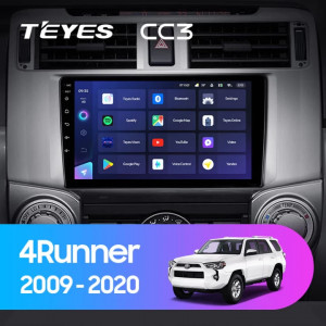 Navigatie Auto Teyes CC3 2K Toyota 4Runner 5 2009 - 2020 4+64GB 9.5" QLED Octa-core 2Ghz, Android 4G Bluetooth 5.1 DSP - Img 2