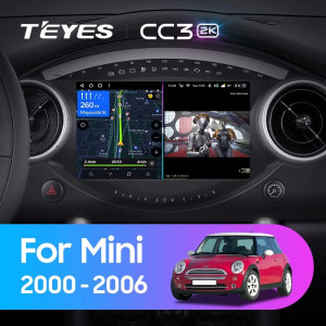 Navigatie Auto Teyes CC3 MINI 2000-2006 6+128GB 9" QLED Octa-core 1.8Ghz, Android 4G Bluetooth 5.1 DSP - Img 2