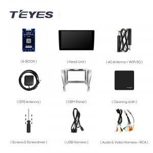 Navigatie Auto Teyes CC3L Toyota Camry 7 2011-2014 4+64GB 10.2" IPS Octa-core 1.6Ghz, Android 4G Bluetooth 5.1 DSP - Img 8